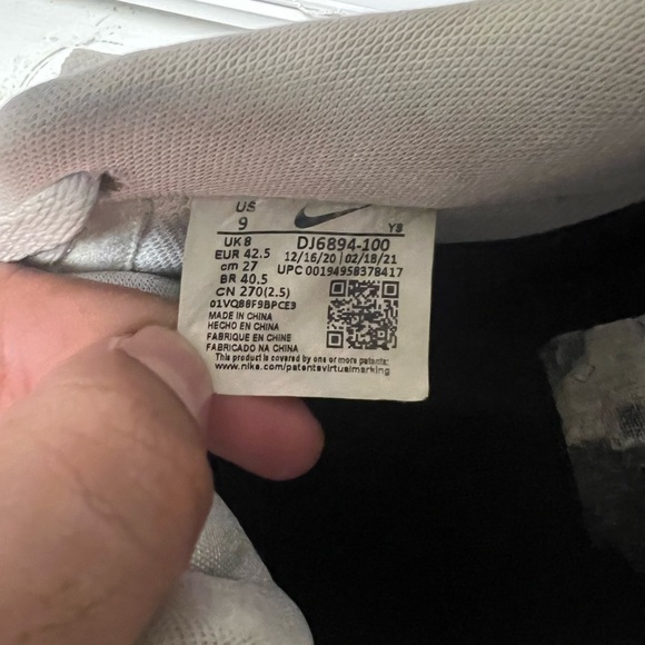 Nike Air Force 1 Low
Split Swoosh White Aquamarine Size Mens US 9 - Picture 2 of 4